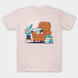 Escape into Books T-Shirt